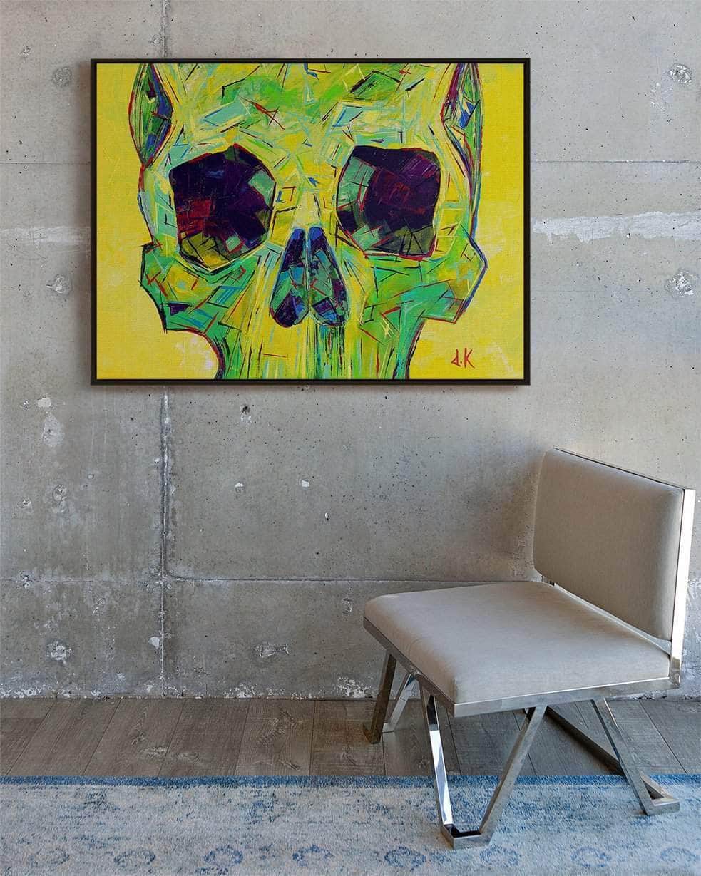 David Keenan Wall Art Alpha Skull