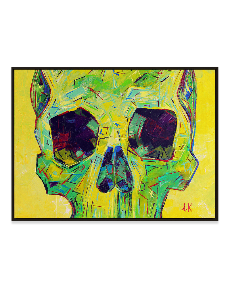David Keenan Wall Art Black / 18" x 24" Alpha Skull