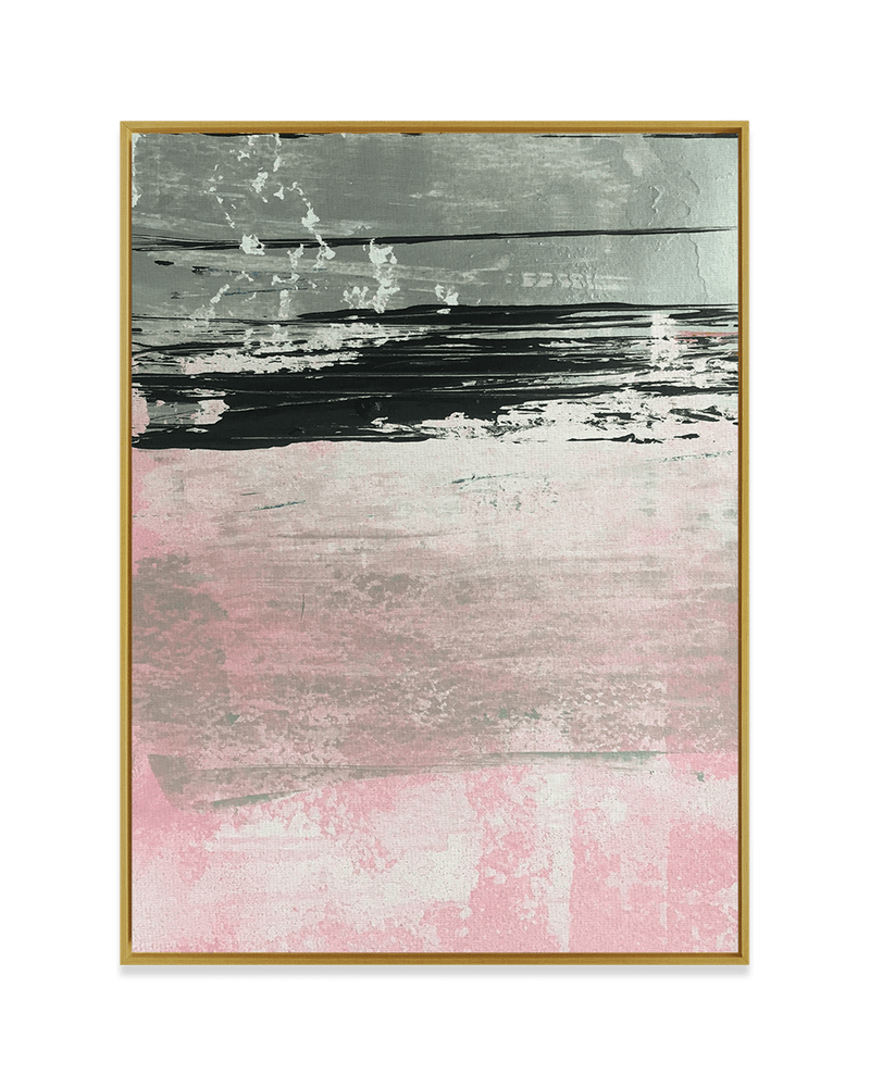 Yasemen Asad Wall Art Brass / 18" x 24" Pink Sands