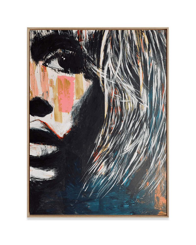 Yasemen Asad Wall Art Natural Wood / 18" x 24" Brigitte Bardot