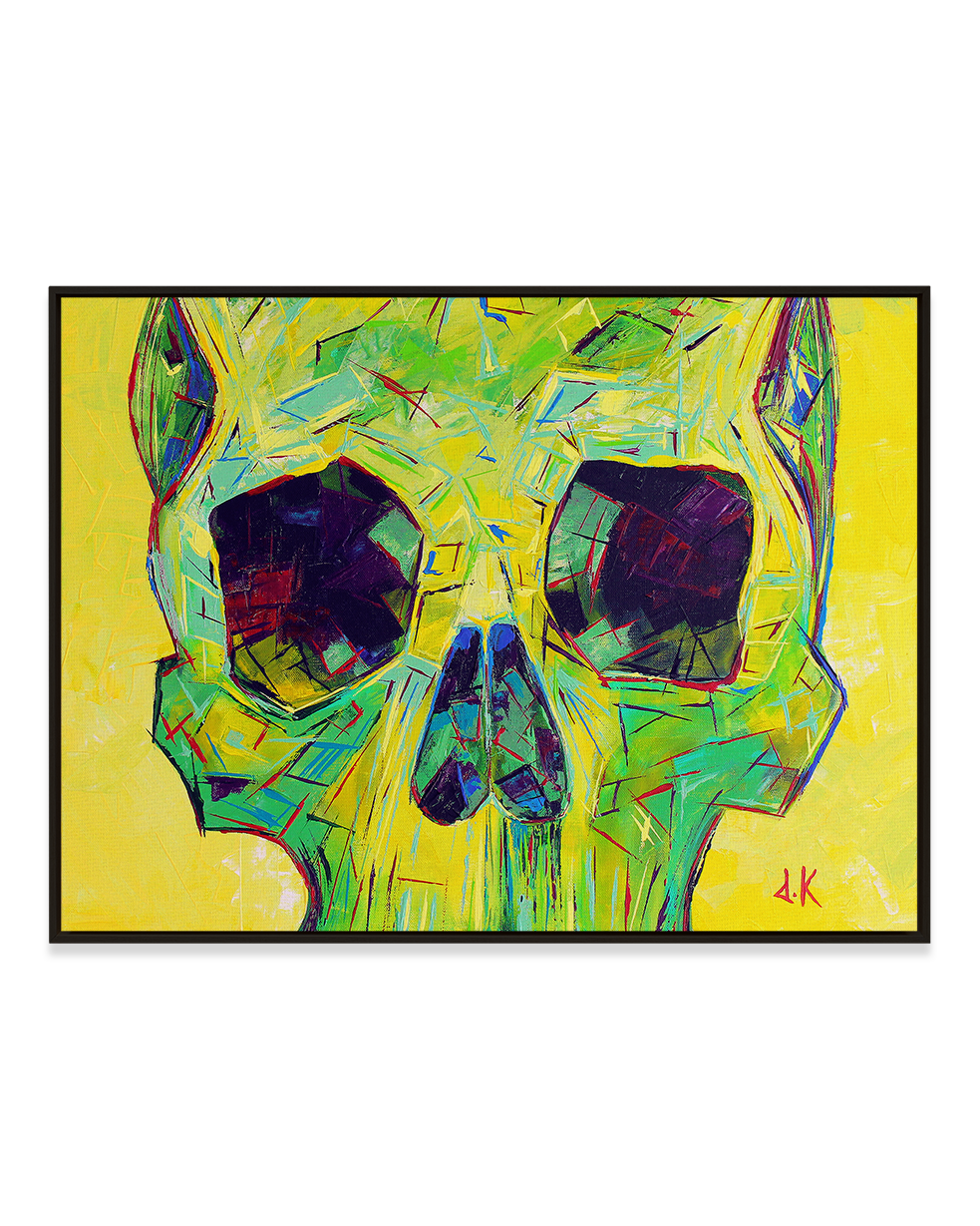 David Keenan Wall Art Black / 18" x 24" Alpha Skull