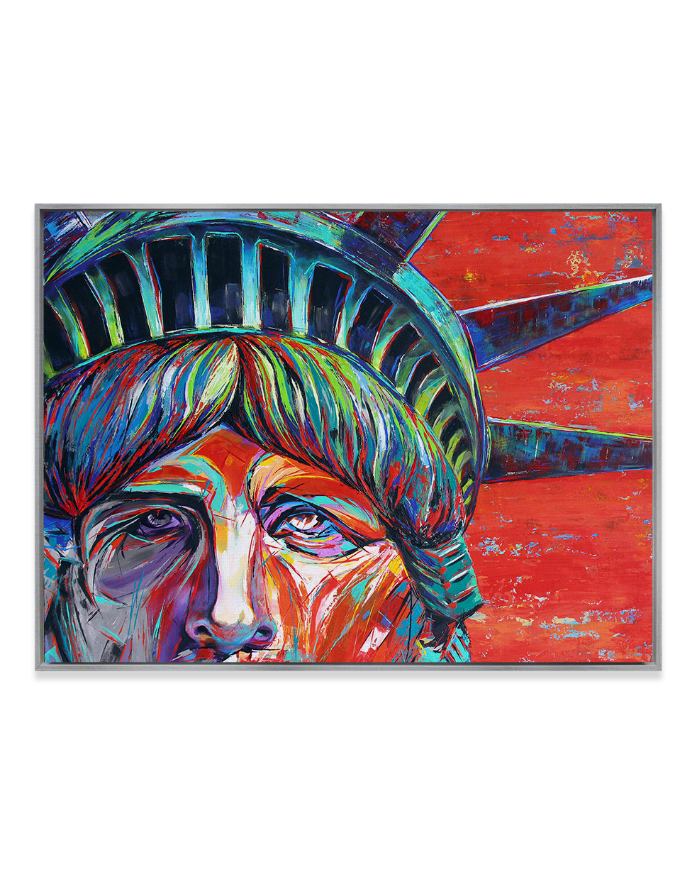 David Keenan Wall Art Nickel / 18" x 24" Loathing Liberty