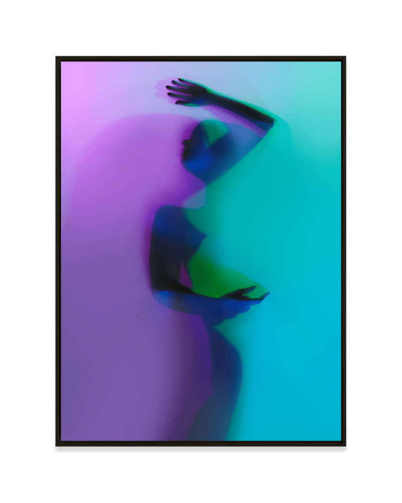 Elena Kulikova Wall Art Black / 18" x 24" Dare to Dream and Dance