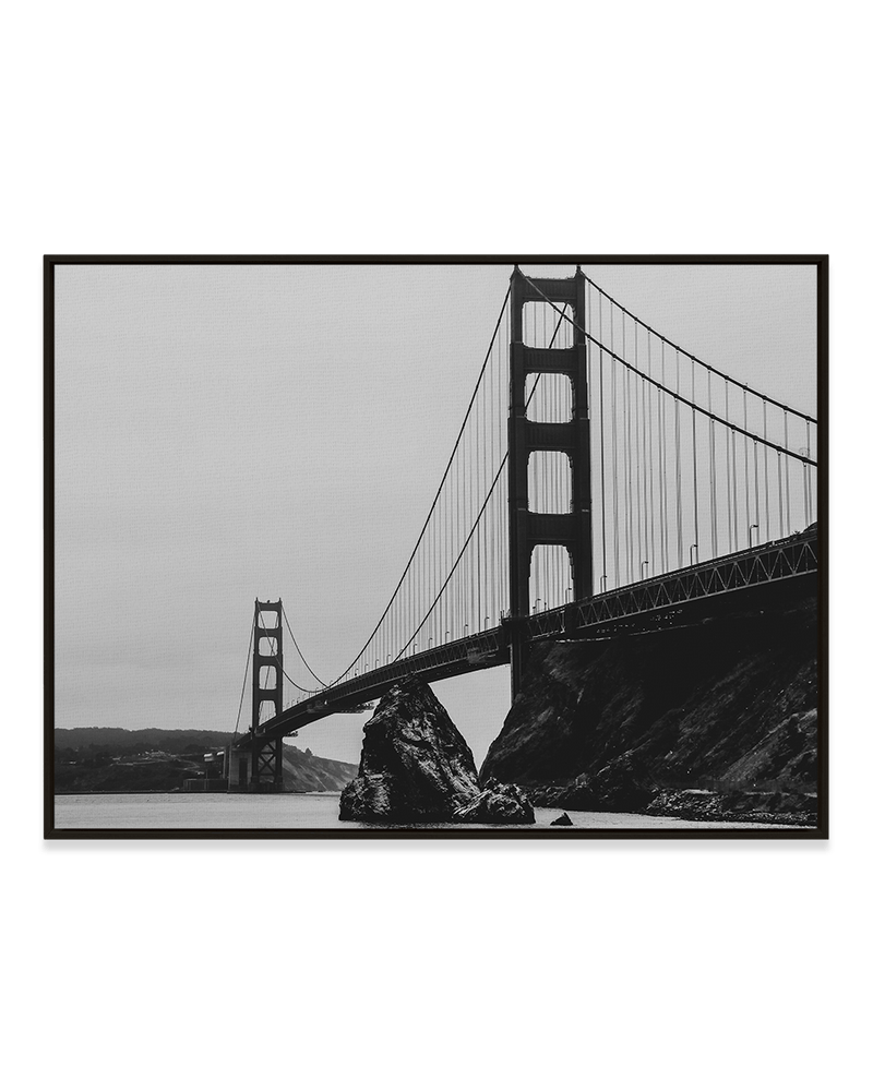 Grace Strode Wall Art Black / 18" x 24" Golden Gate