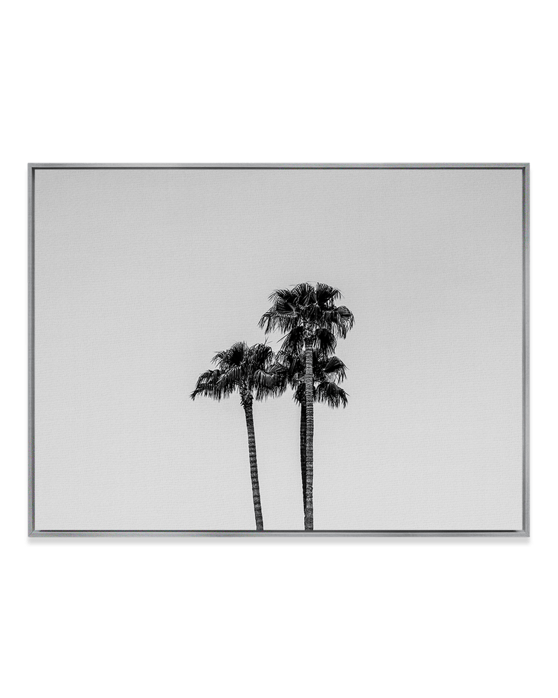 Grace Strode Wall Art Nickel / 18" x 24" Palm Trio Black & White