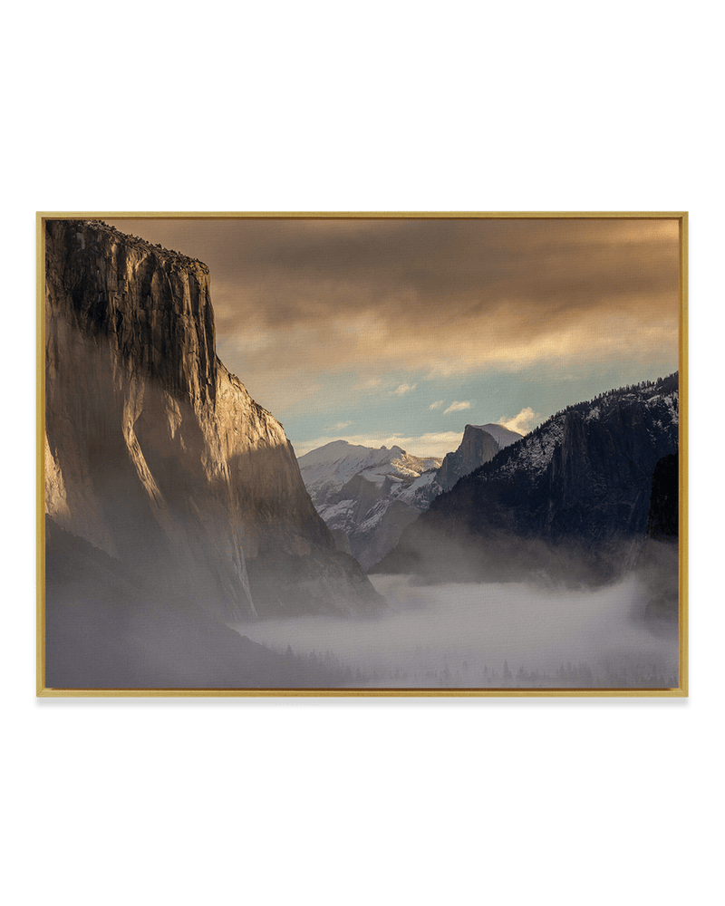 Jeff Poe Wall Art Brass / 18" x 24" Majestic Yosemite