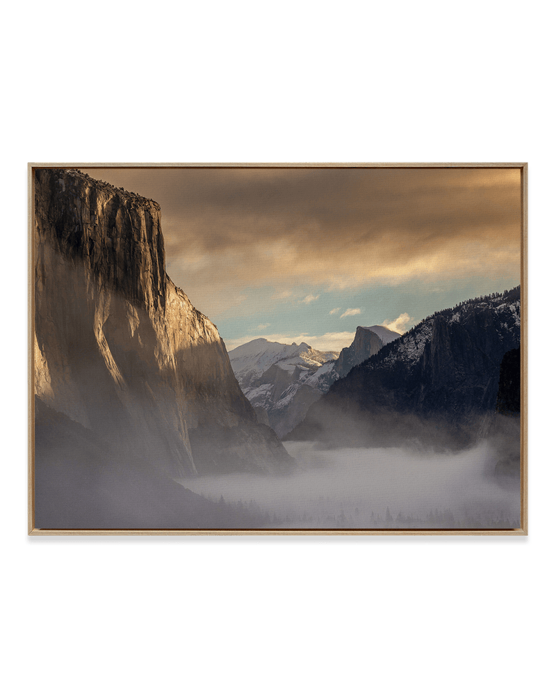 Jeff Poe Wall Art Natural Wood / 18" x 24" Majestic Yosemite