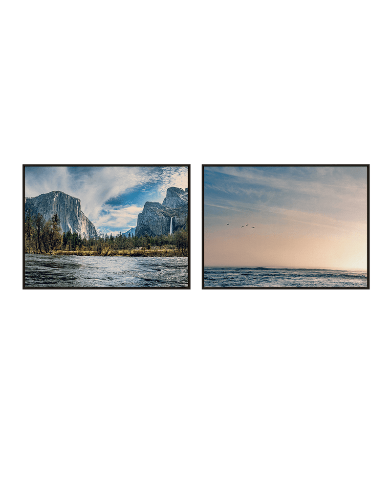 Kyle Sherry Gallery Set Black / 18" x 24" Yosemite Sunset