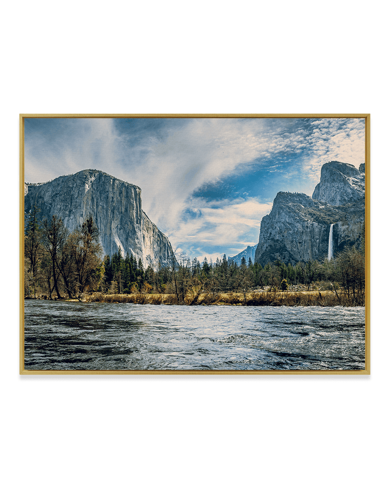 Kyle Sherry Wall Art Brass / 18" x 24" Yosemite Valley