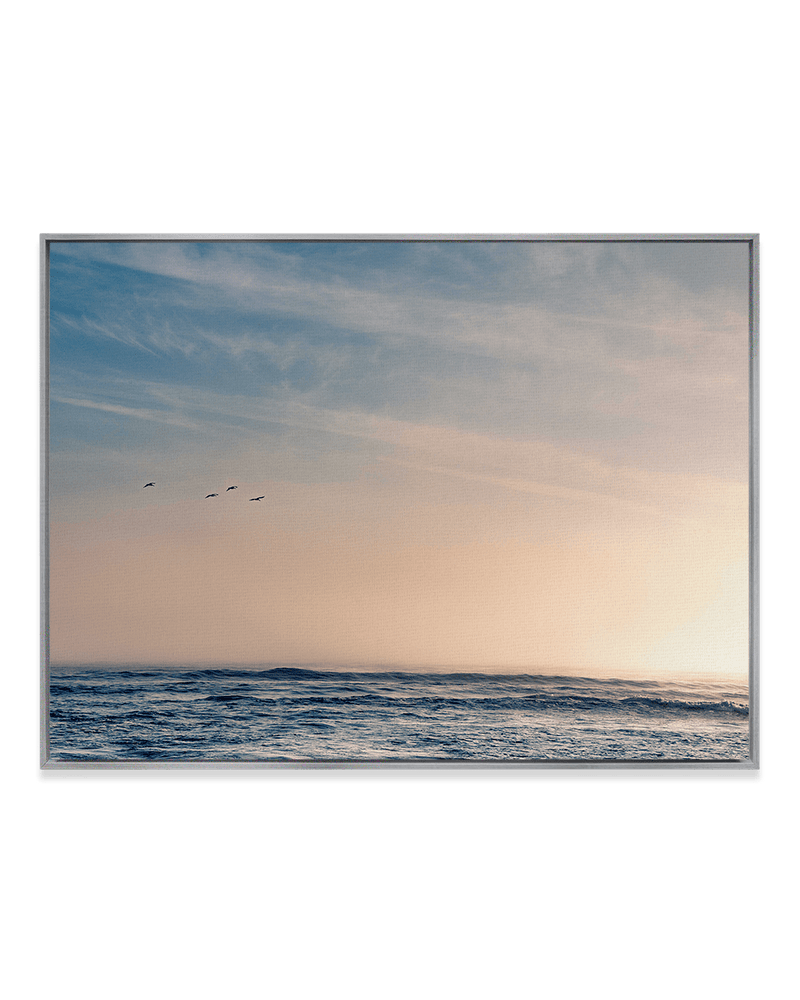 Kyle Sherry Wall Art Nickel / 18" x 24" Pelican Sunset
