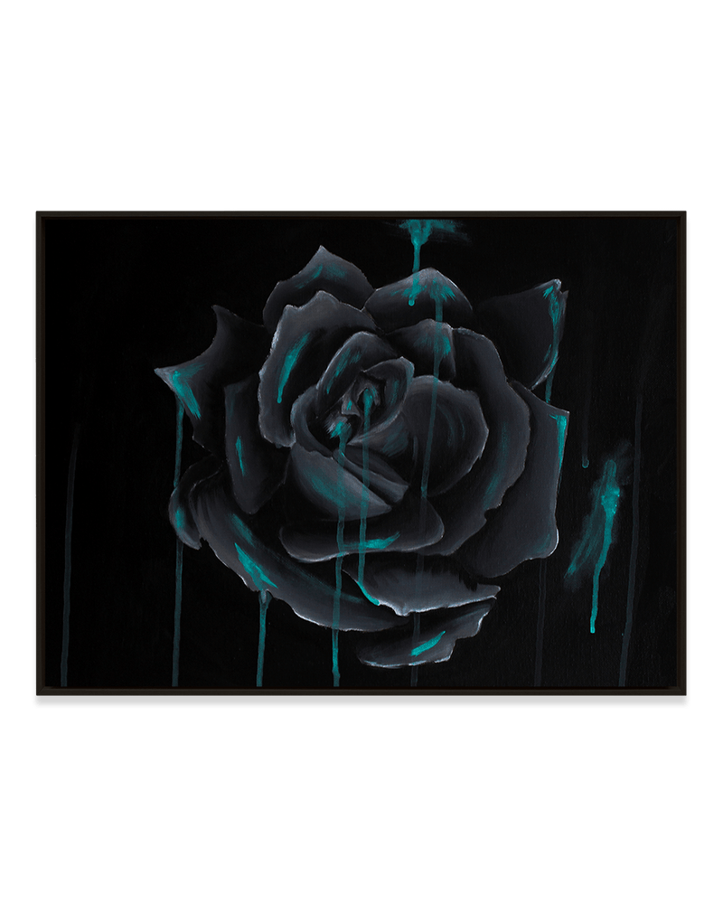 Michael Hugue Wall Art Black / 18" x 24" Rosa