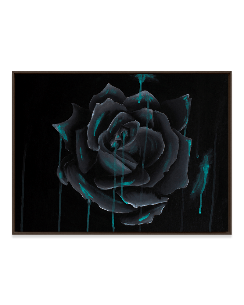 Michael Hugue Wall Art Dark Wood / 18" x 24" Rosa