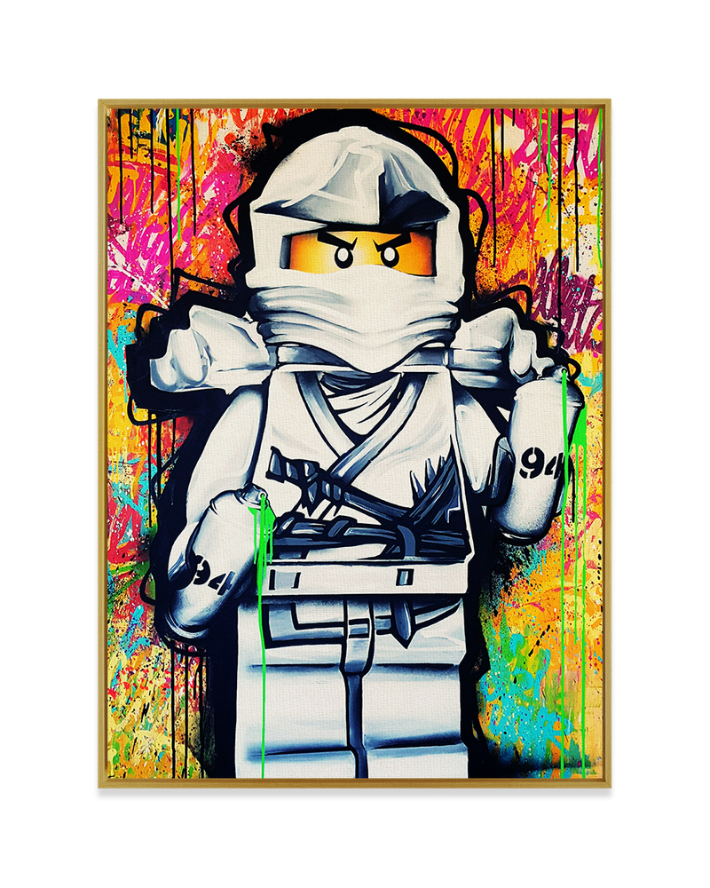 Mr. Oizif Wall Art Brass / 18" x 24" NinjaGo