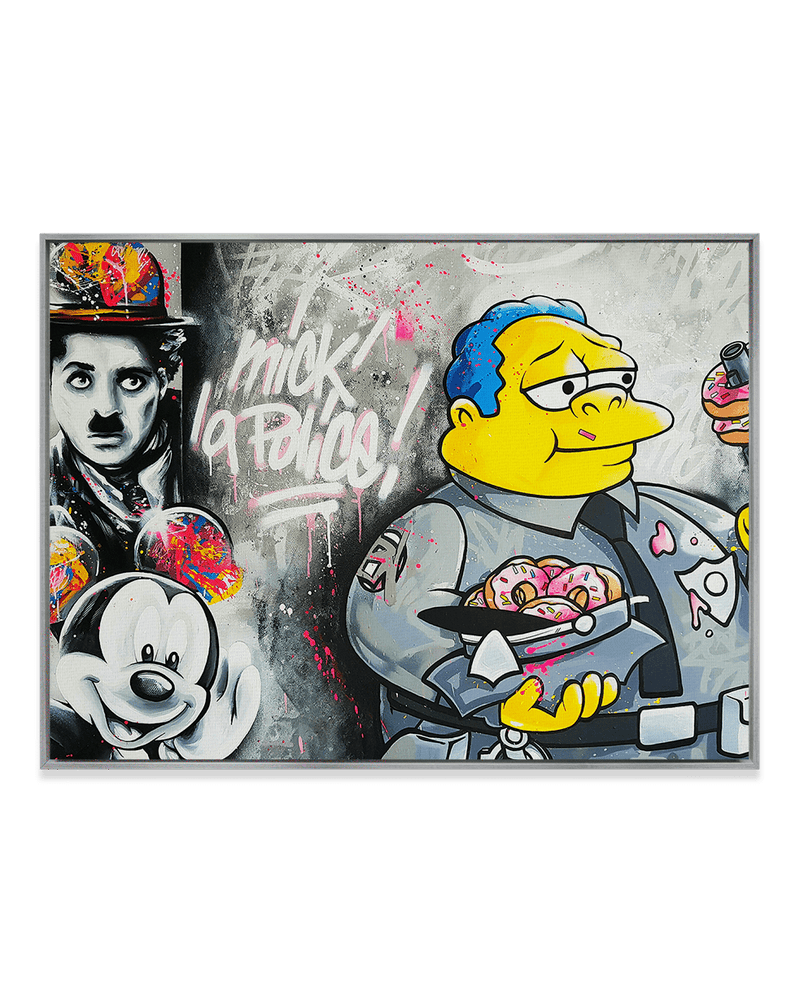 Mr. Oizif Wall Art Nickel / 18" x 24" Mick la Police