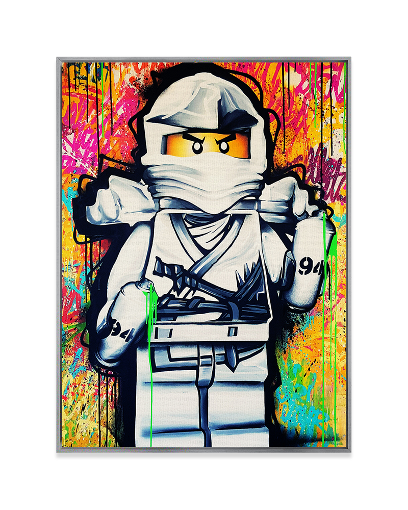 Mr. Oizif Wall Art Nickel / 18" x 24" NinjaGo