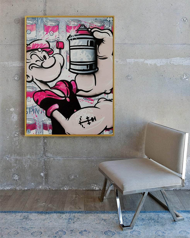Mr. Oizif Wall Art Popeye's Can