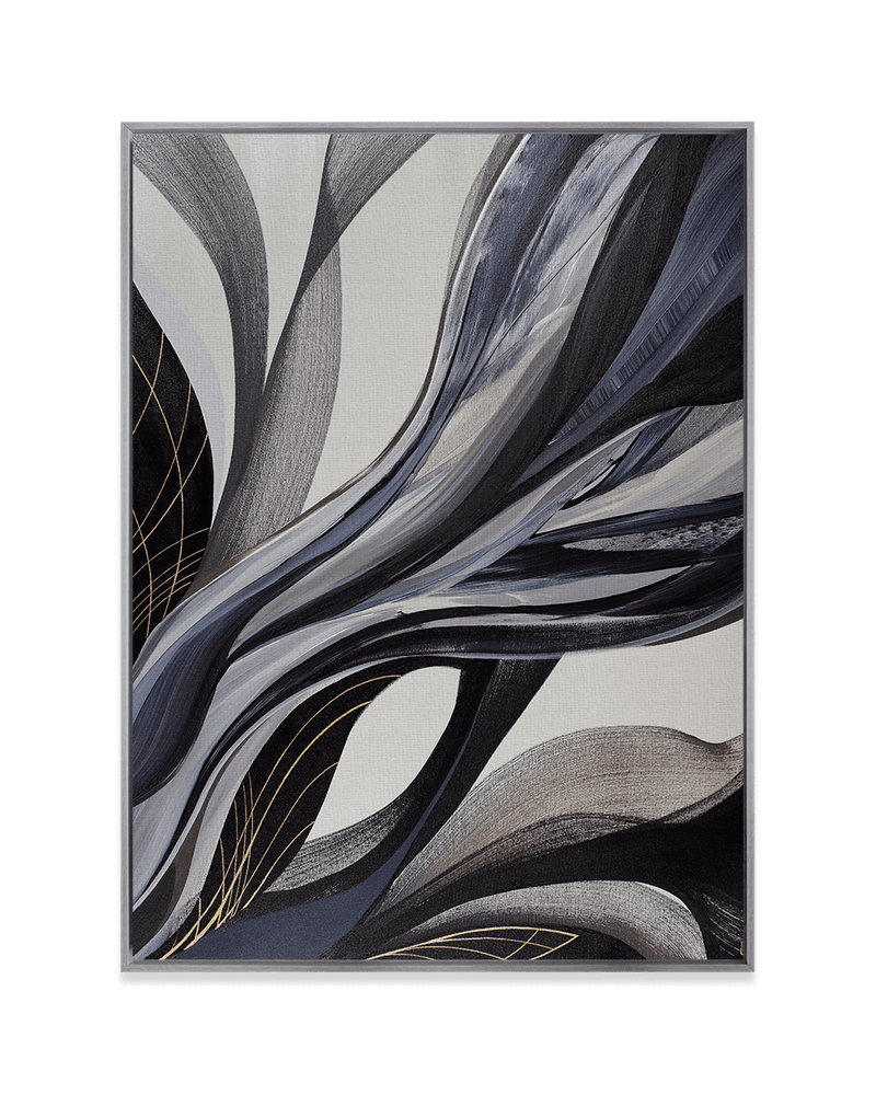 Novi Lim Wall Art Nickel / 18" x 24" Ephemeral Bloom
