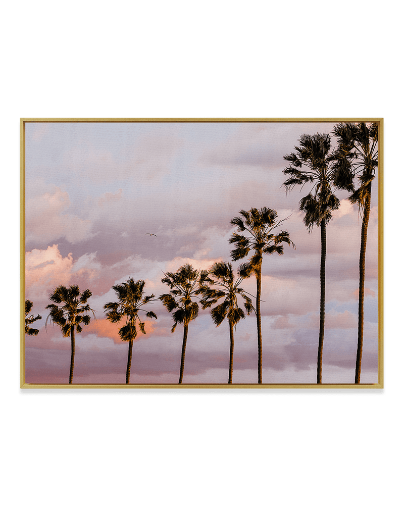 Quinn Saine Wall Art Brass / 18" x 24" Wave of Palms