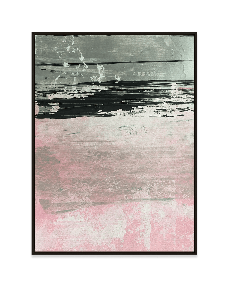 Yasemen Asad Wall Art Black / 18" x 24" Pink Sands
