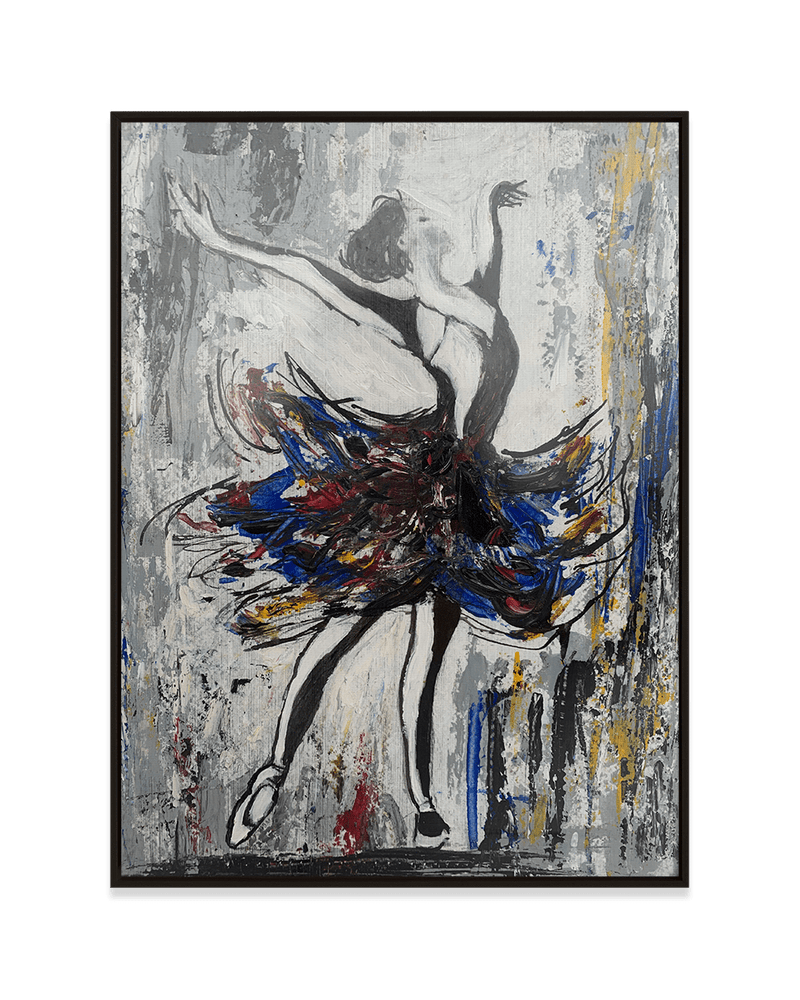 Yasemen Asad Wall Art Black / 18" x 24" The Ballerina
