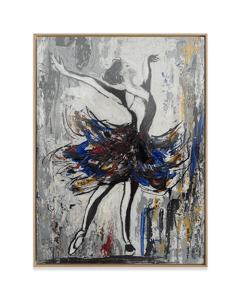 Yasemen Asad Wall Art Natural Wood / 18" x 24" The Ballerina