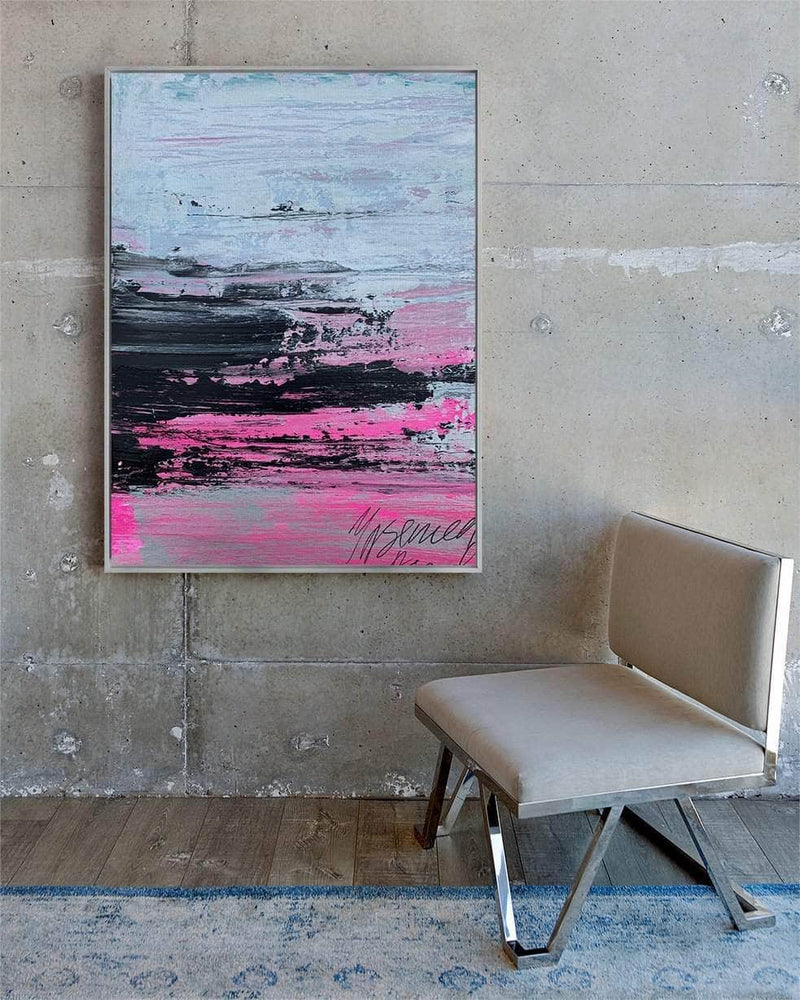 Yasemen Asad Wall Art Pink Seas