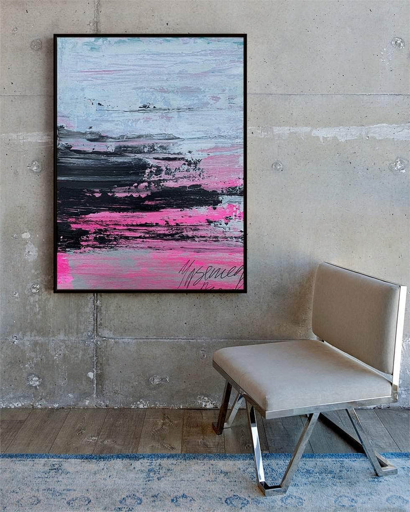 Yasemen Asad Wall Art Pink Seas
